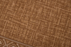 Covor Traversă Antiderapant Maro Rombe