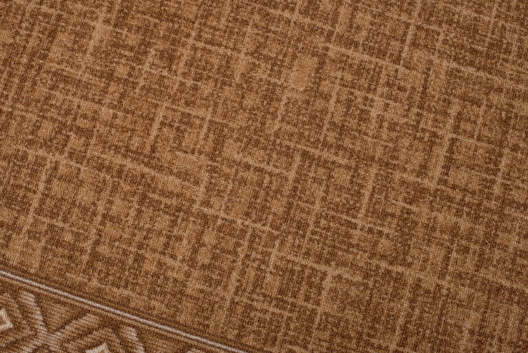 Covor Traversă Antiderapant Maro Rombe