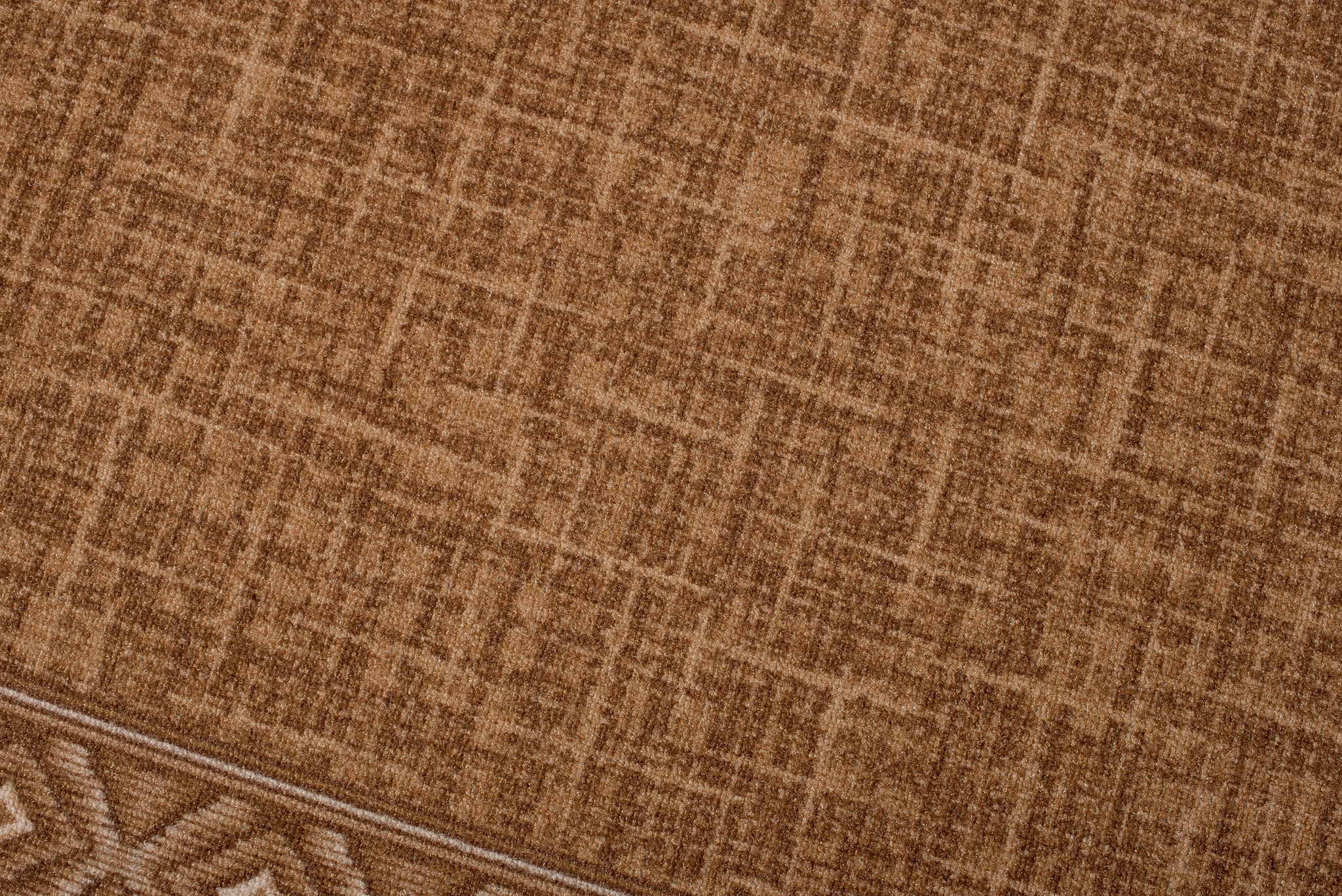 Covor Traversă Antiderapant Maro Rombe