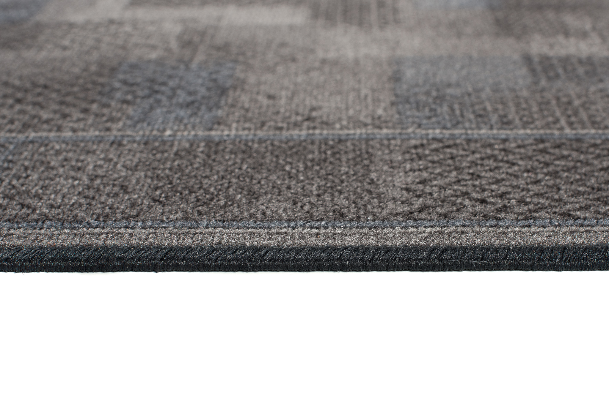 Covor Traversă Antiderapant Gri Închis Albastru Închis