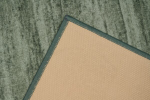 Covor Traversă Antiderapant Verde Ramă