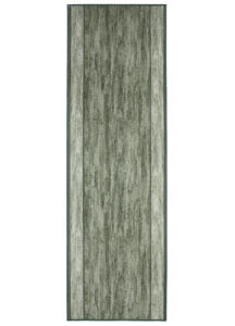 Covor Traversă Antiderapant Verde Ramă