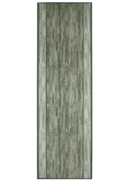 Covor Traversă Antiderapant Verde Ramă