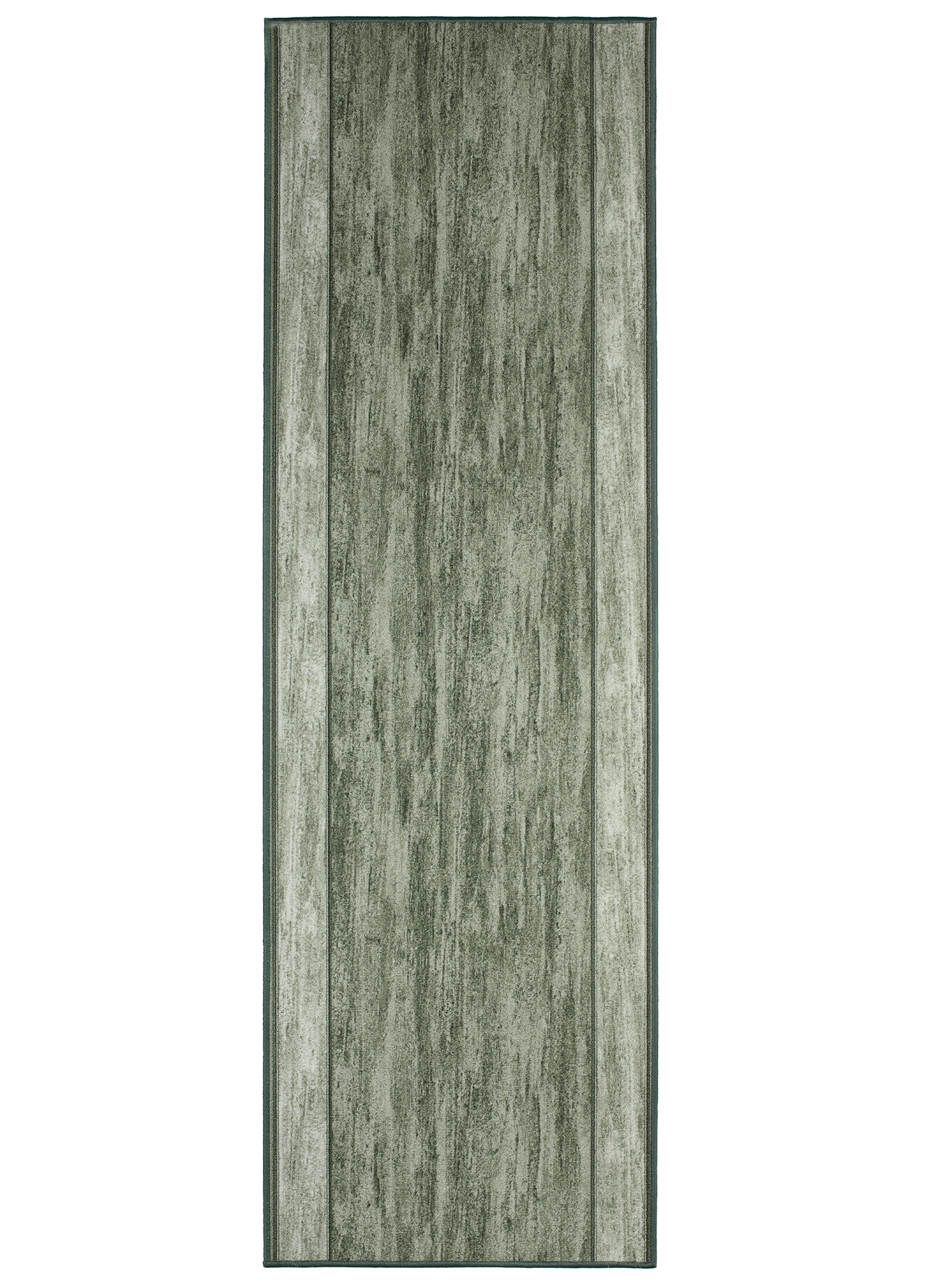 Covor Traversă Antiderapant Verde Ramă