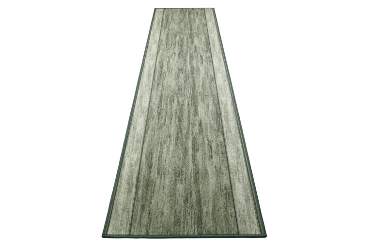 Covor Traversă Antiderapant Verde Ramă