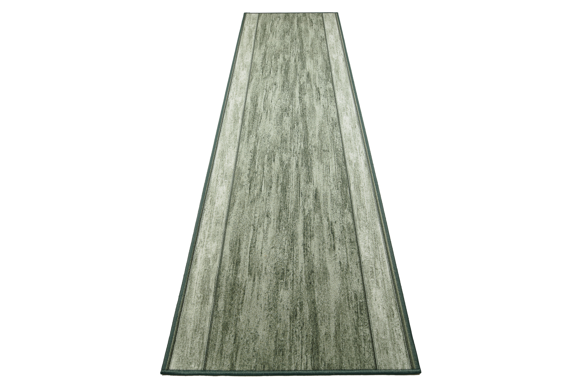 Covor Traversă Antiderapant Verde Ramă