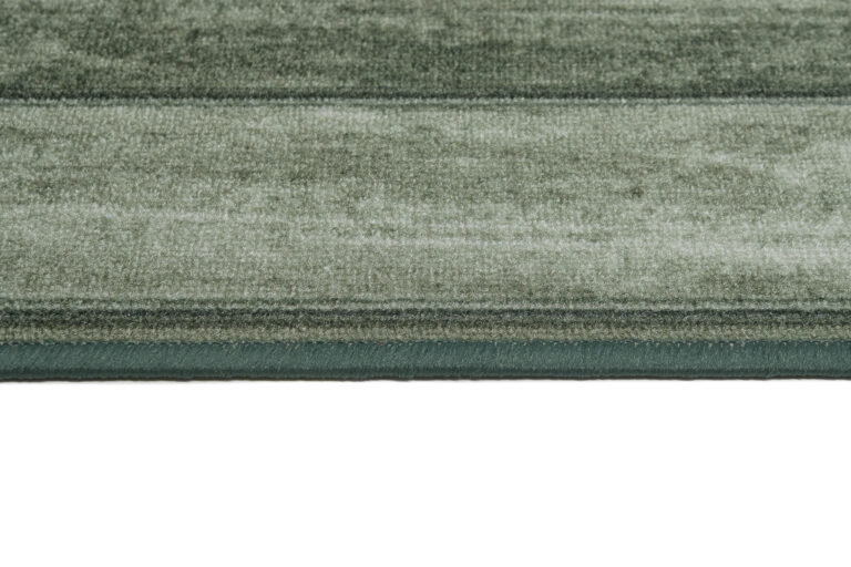 Covor Traversă Antiderapant Verde Ramă