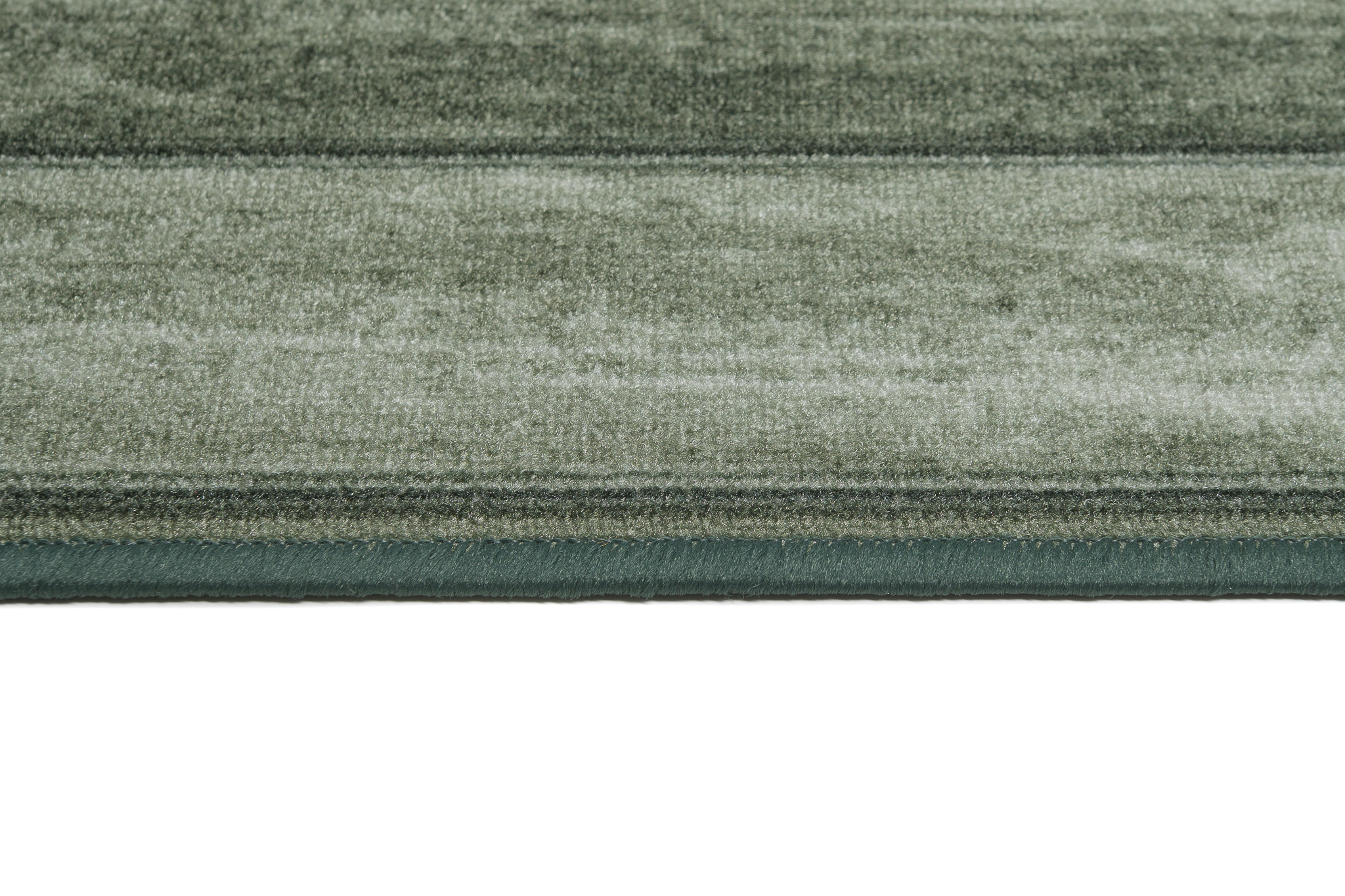 Covor Traversă Antiderapant Verde Ramă