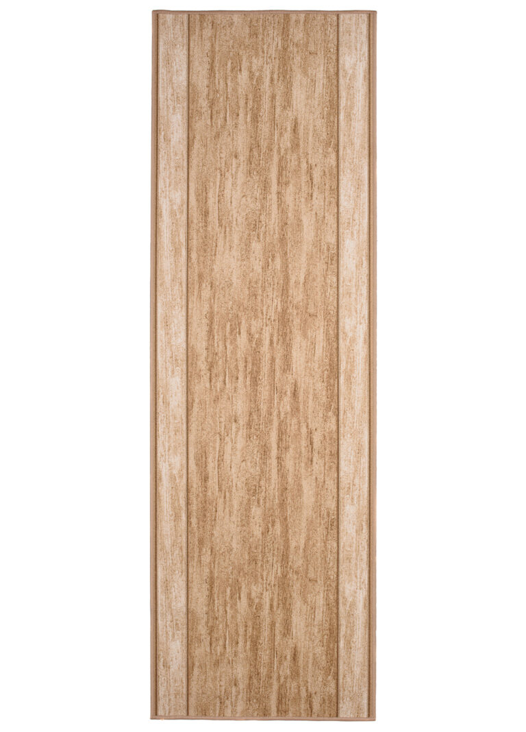 Covor Traversă Antiderapant Bej Ramă