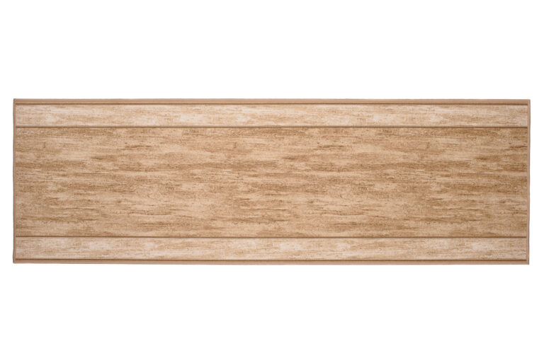 Covor Traversă Antiderapant Bej Ramă