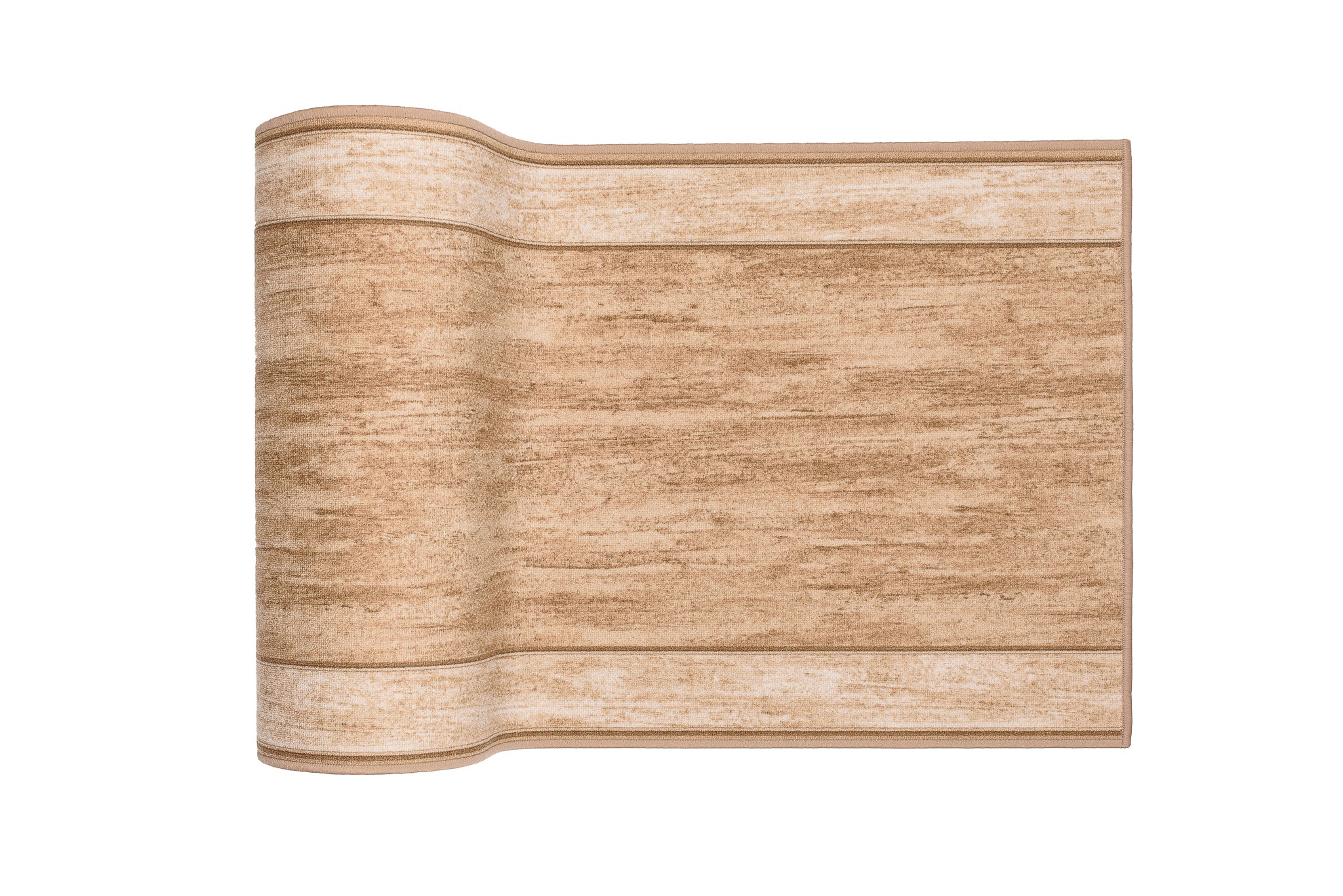 Covor Traversă Antiderapant Bej Ramă