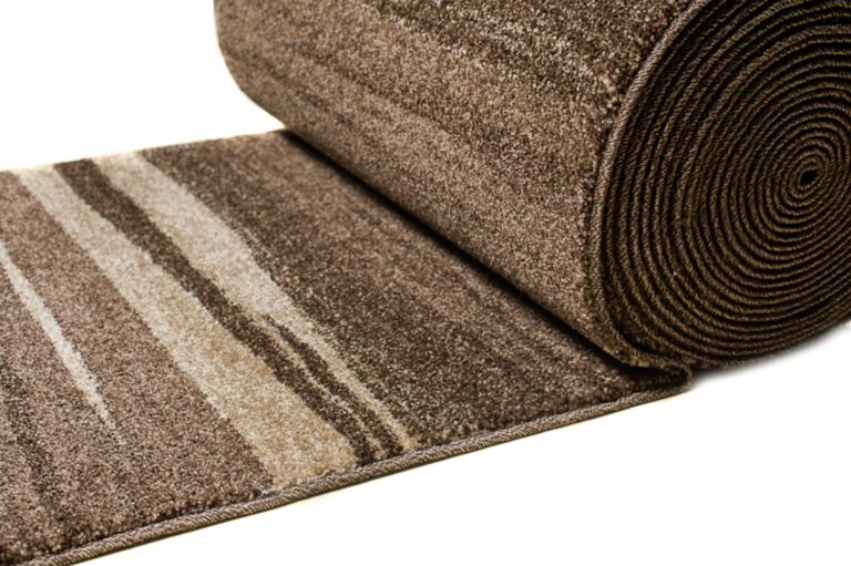 Covor Traversă Sari Maro Închis Dungi