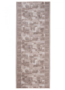 Covor Traversă Antiderapant Bej Patchwork