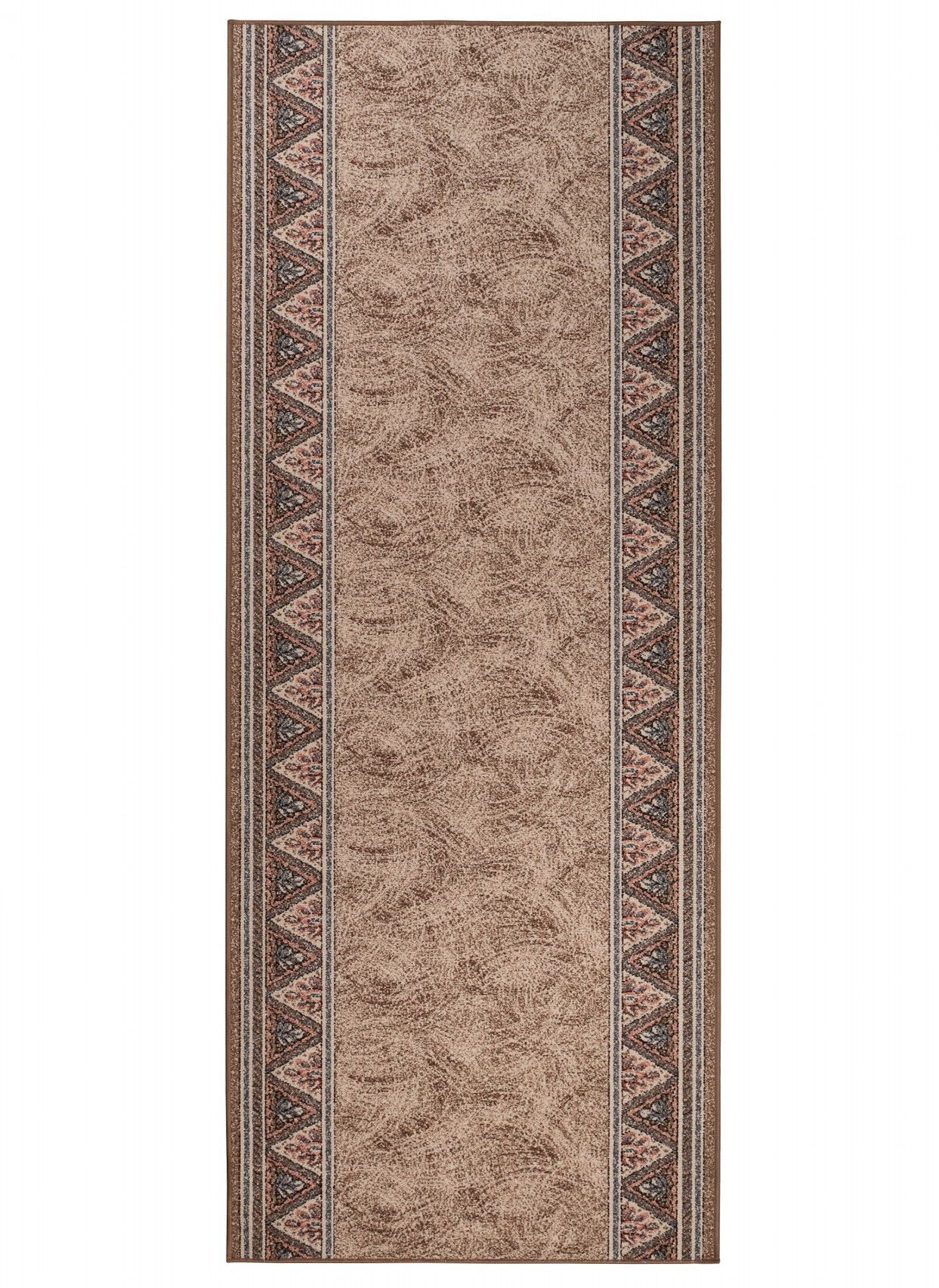 Covor Traversă Maro Triunghiuri