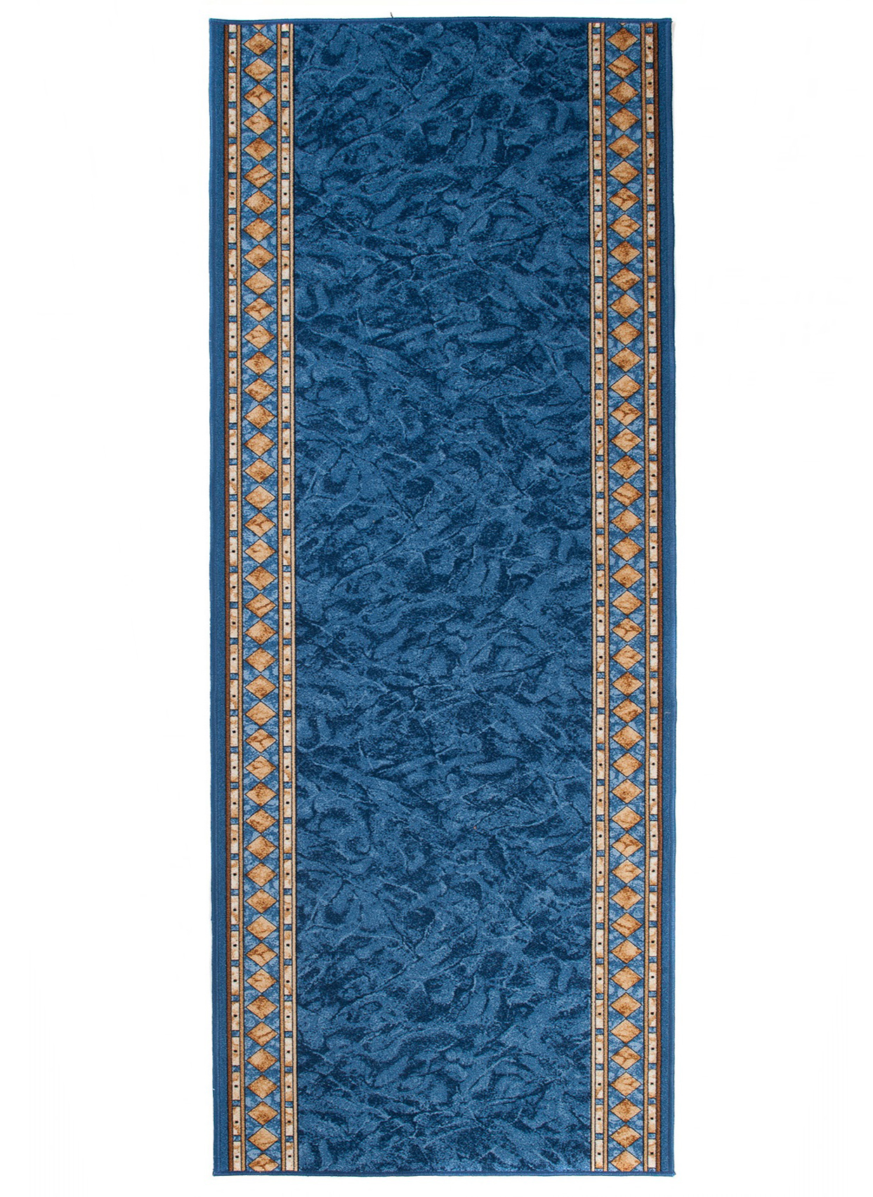 Covor Traversă Antiderapant Albastru Ornamente