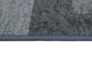 Covor Traversă Antiderapant Gri Geometric