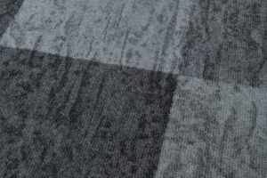 Covor Traversă Antiderapant Gri Geometric