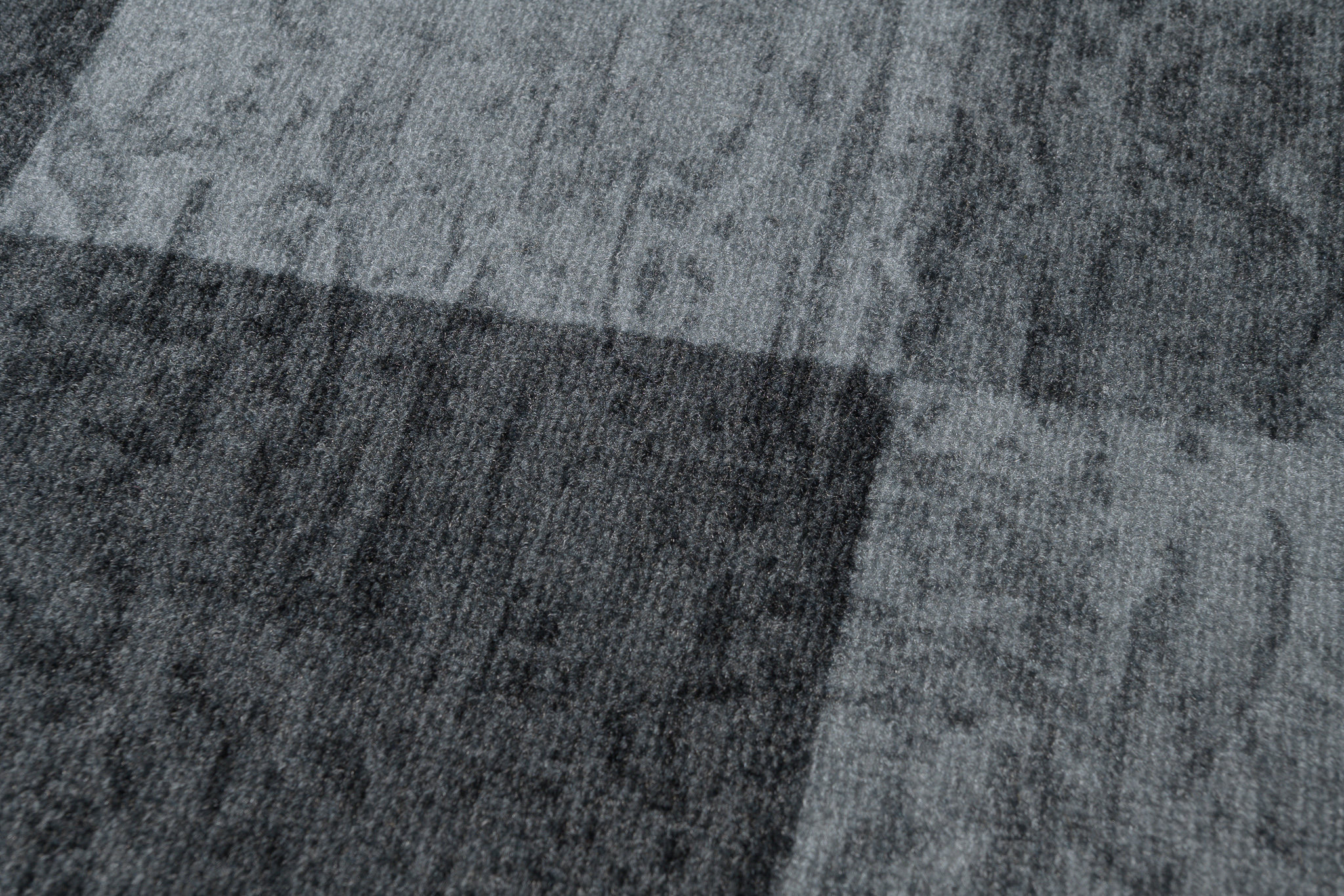 Covor Traversă Antiderapant Gri Geometric