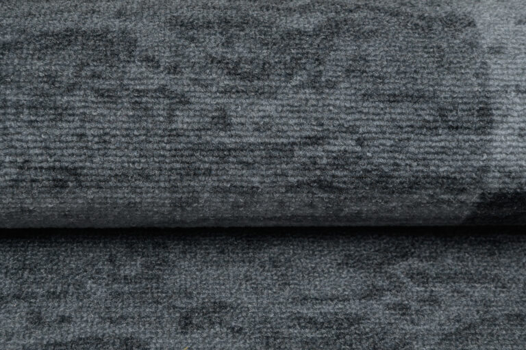 Covor Traversă Antiderapant Gri Geometric