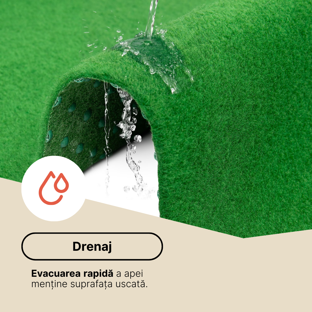 Gazon Artificial Garden Verde Deschis 7mm