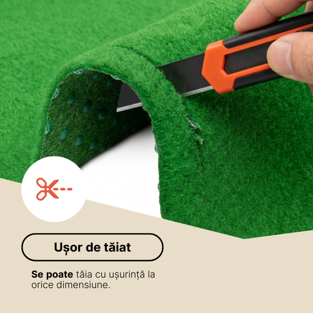 Gazon Artificial Garden Verde Deschis 7mm