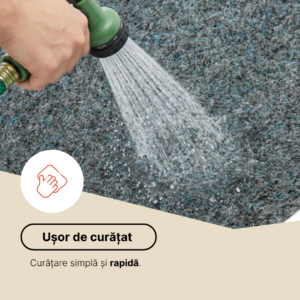 Gazon Artificial Garden Gri 7mm