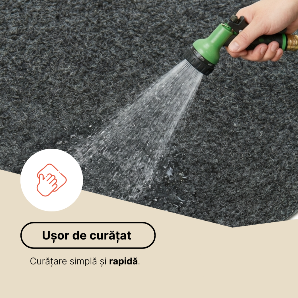 Gazon Artificial Pemba Gri 4mm