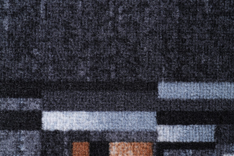 Covor Traversă Antiderapant Gri Închis Ramă