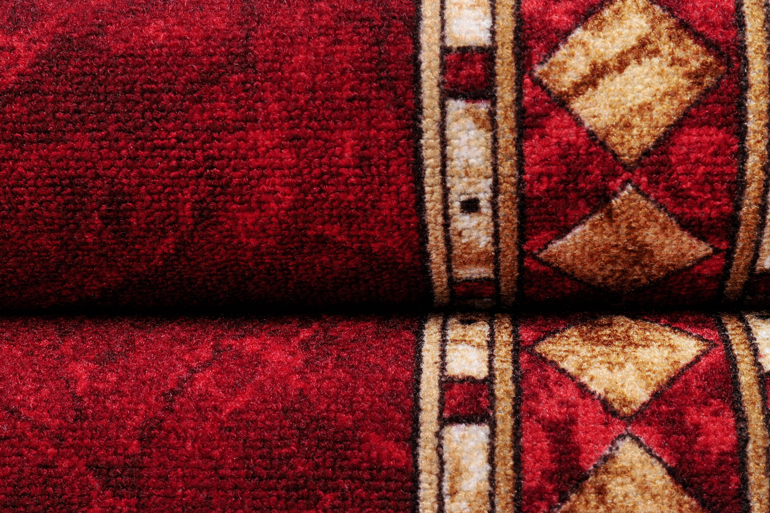 Covor Traversă Antiderapant Bordo Ornamente