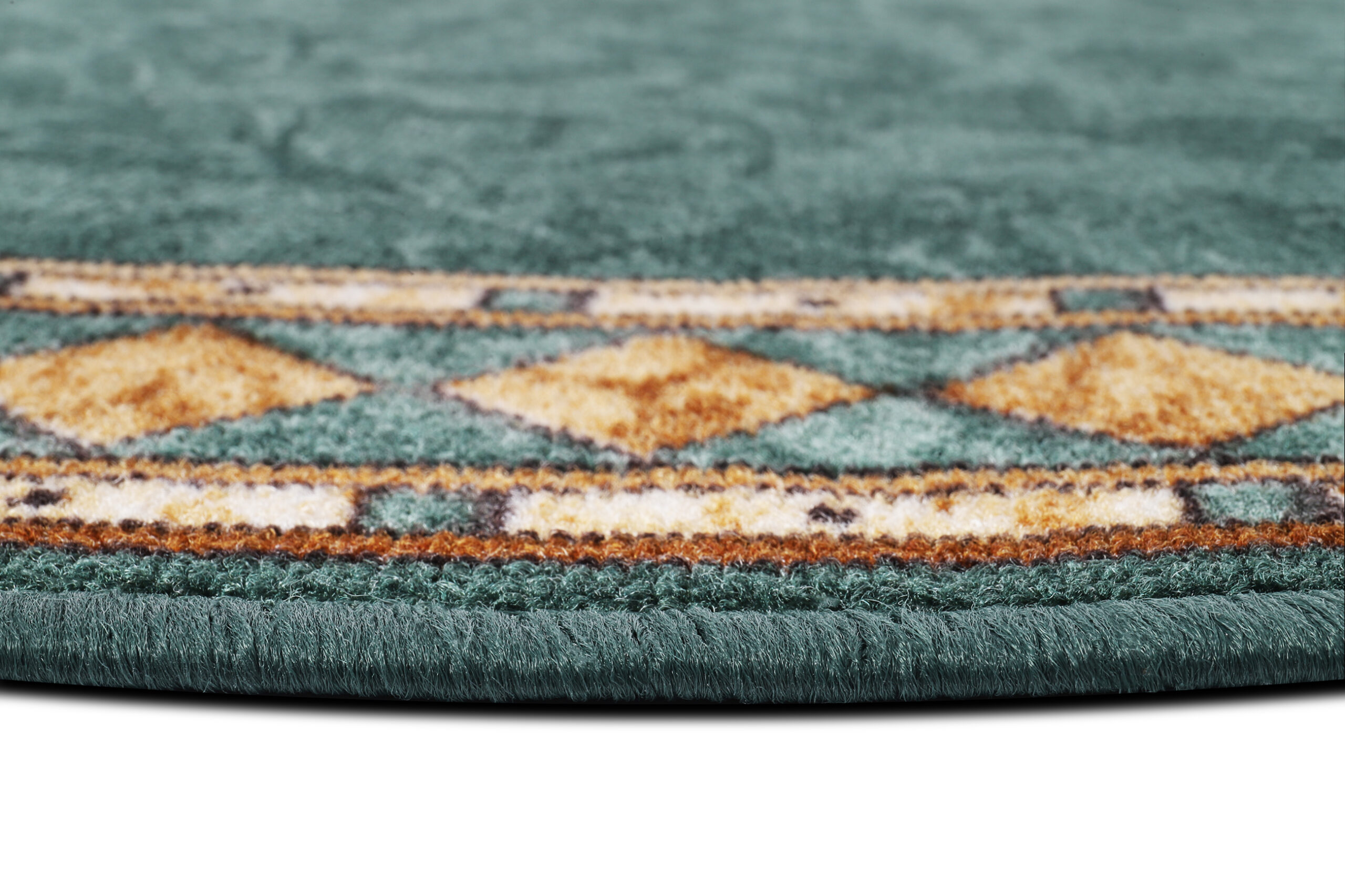 Covor Traversă Antiderapant Verde Ornamente