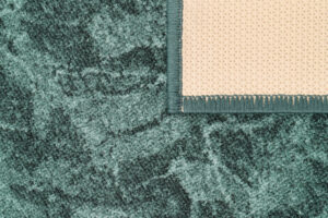 Covor Traversă Antiderapant Verde Ornamente