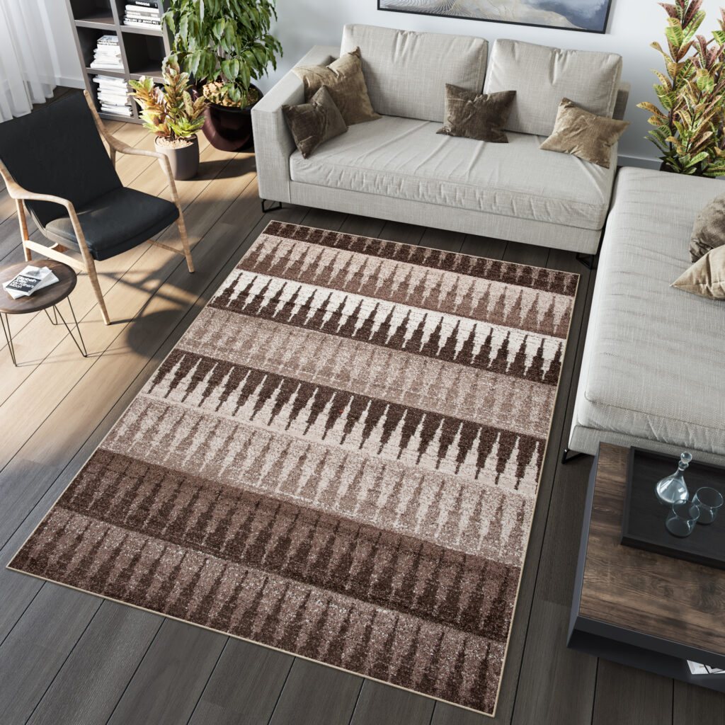 Covor Sari Bej Geometric
