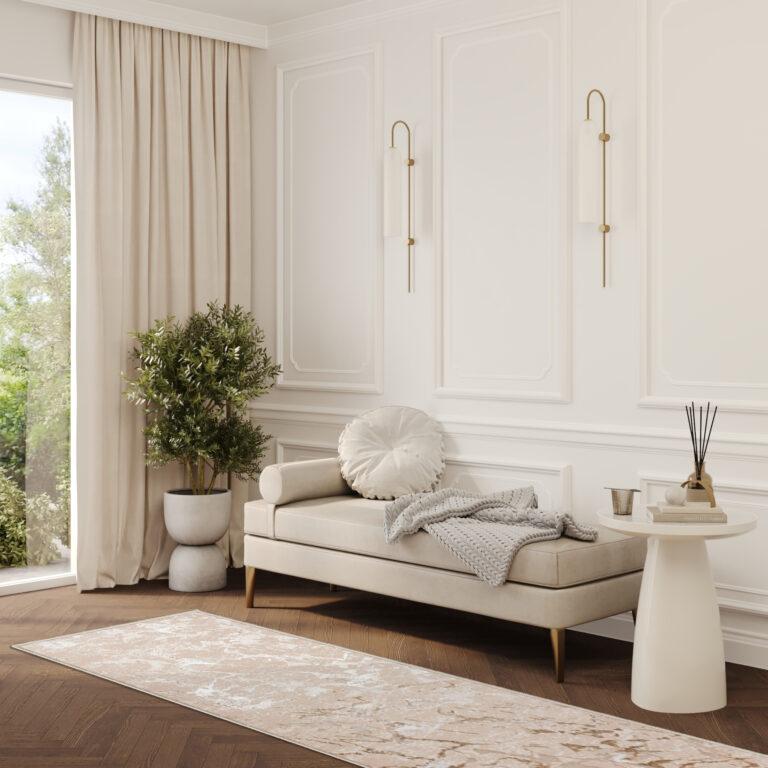 Covor Traversă Crystal Bej Maro Abstract