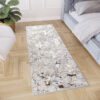 Covor Traversă Crystal Gri Bej Abstract