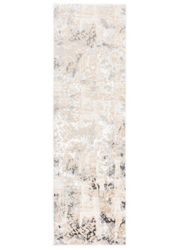 Covor Traversă Crystal Bej Gri Retro