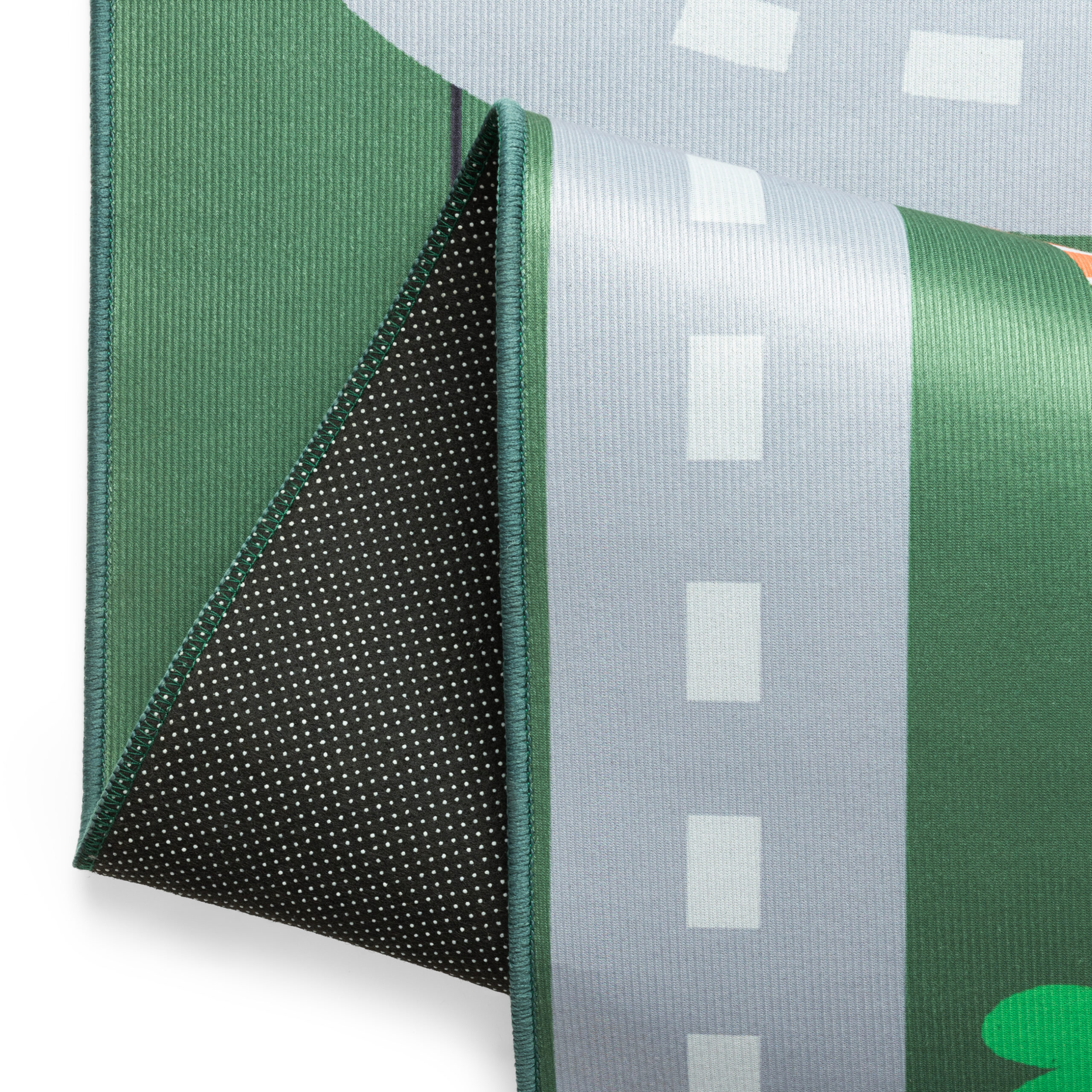 Covor Copii Snooki Verde Drum Antiderapant