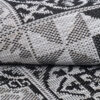 Covor Melissa Rotund Gri Negru Mozaic Indoor Outdoor