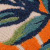 Covor Exterior Patio Multicolor Motiv Frunze