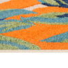 Covor Exterior Patio Multicolor Motiv Frunze
