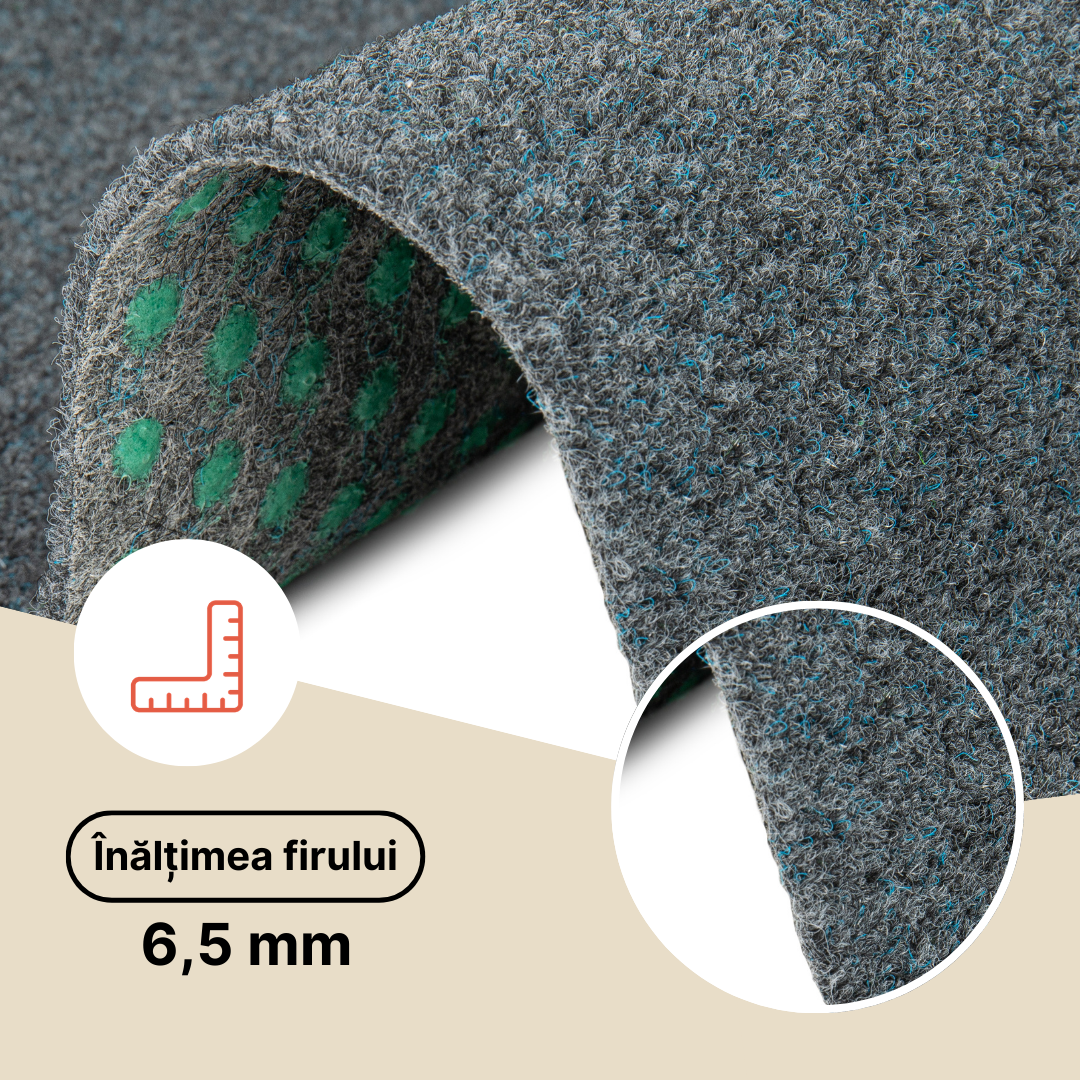 Gazon Artificial Garden Gri 7mm