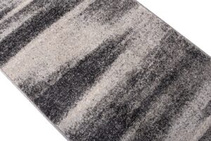 Covor Traversă Sari Gri Abstract