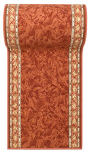 Covor Traversă Antiderapant Teracotă Ornamente