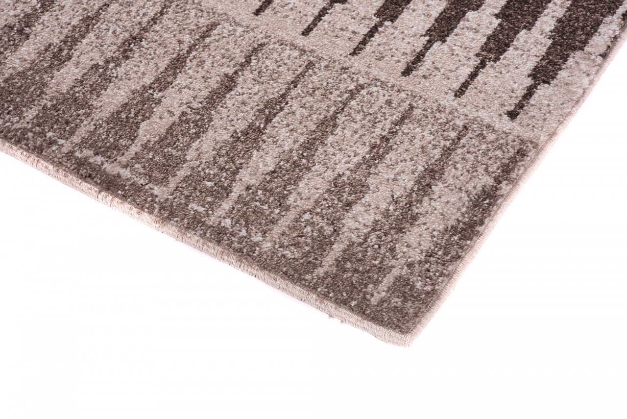 Covor Traversă Sari Bej Geometric