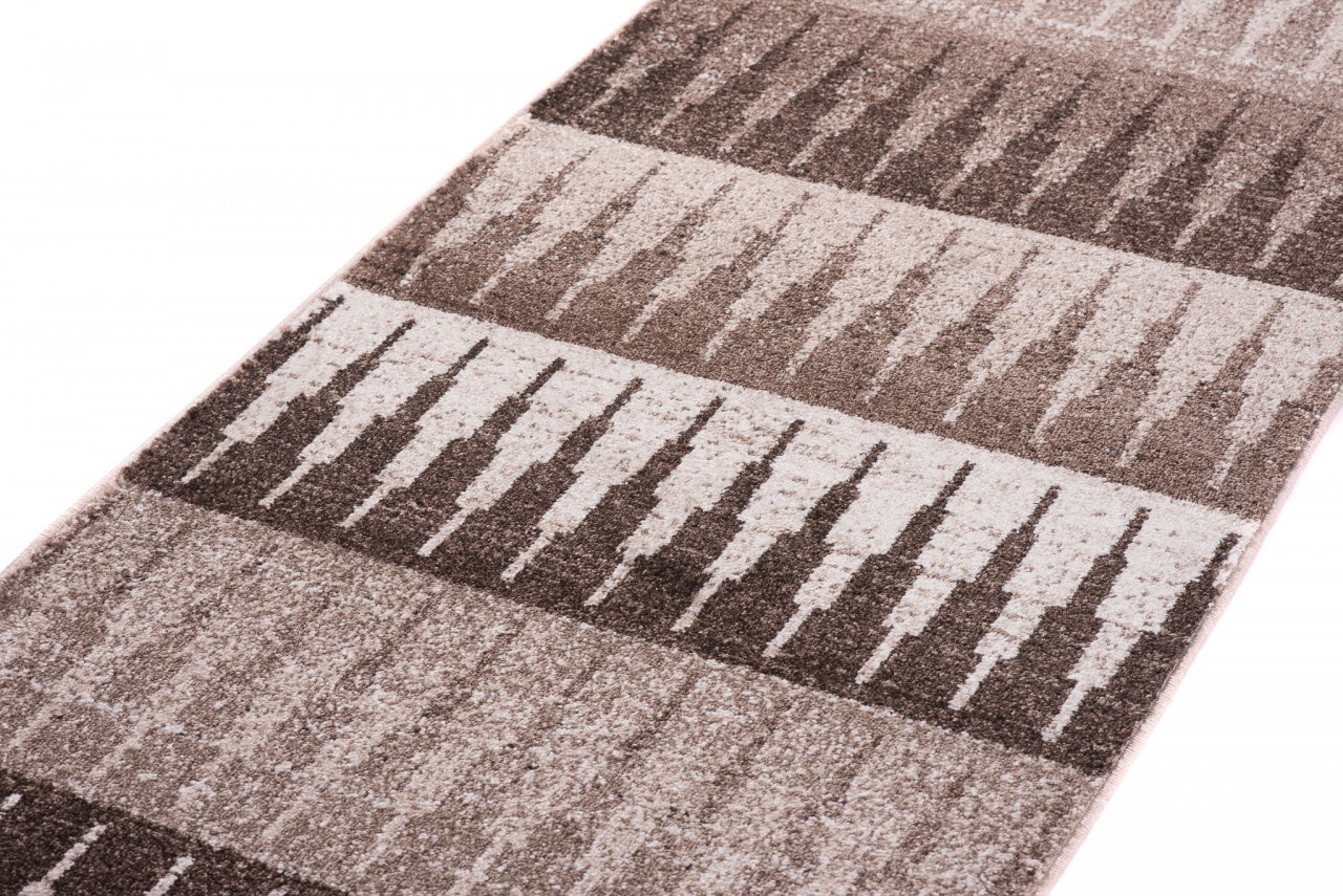 Covor Traversă Sari Bej Geometric