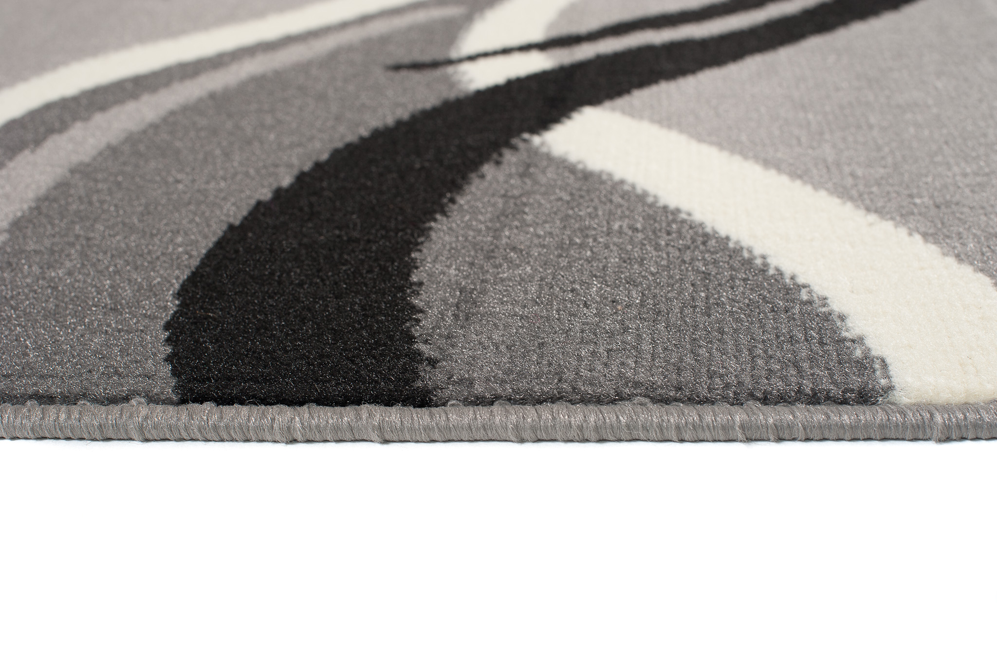 Covor Traversă Dream Gri Închis Crem Valuri