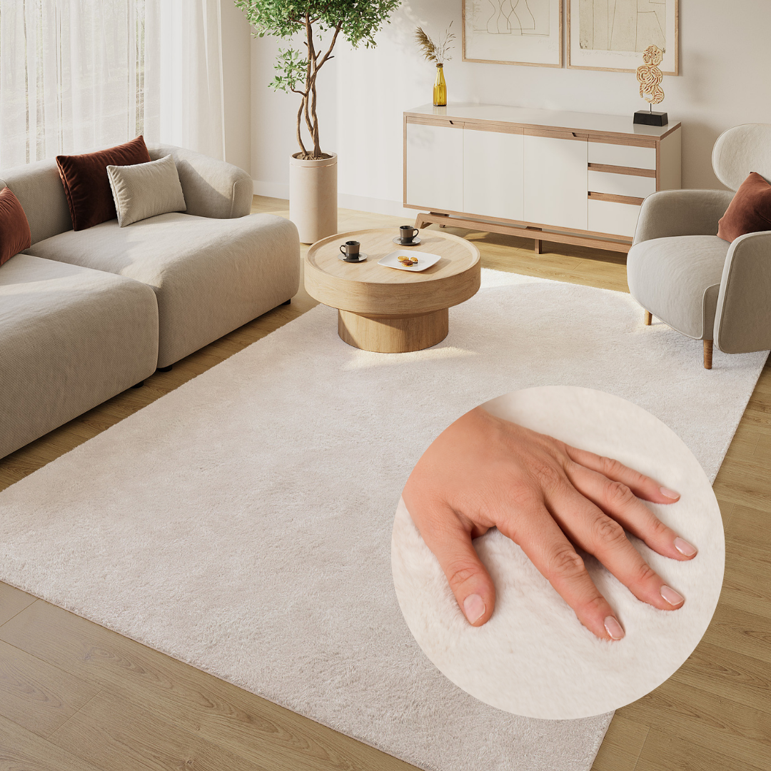 Covor Lumi Crem Antiderapant