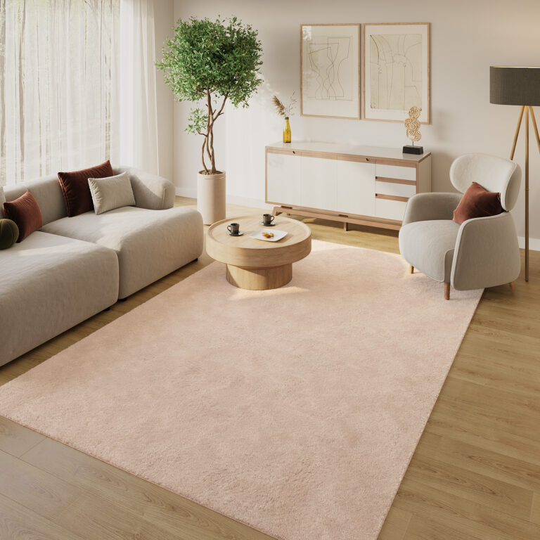 Covor Lumi Bej Antiderapant