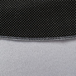 Covor Lumi Rotund Gri Deschis Antiderapant