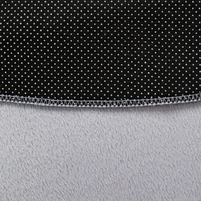 Covor Lumi Rotund Gri Deschis Antiderapant