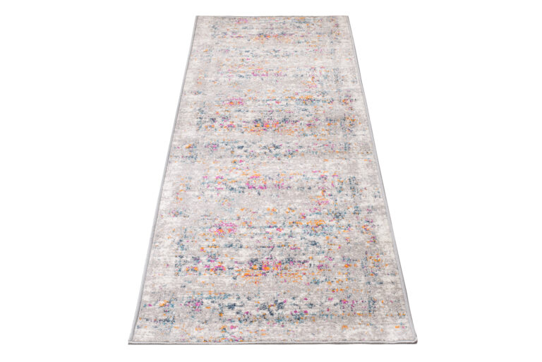 Covor Traversă Lazur Gri Multicolor Vintage